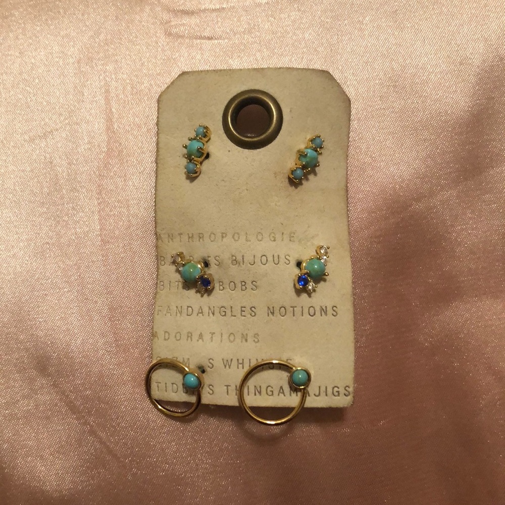 Anthropologie earring set!